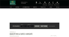 Desktop Screenshot of anaheimresortqualityinn.com