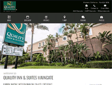 Tablet Screenshot of anaheimresortqualityinn.com